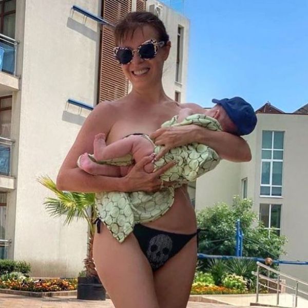 Наталья Штурм впервые показала двухмесячного внука во всей красе