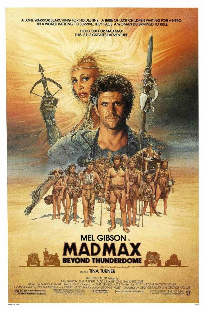 Фильм Безумный Макс – 3: Под куполом грома (Mad Max Beyond Thunderdome):  фото, видео, список актеров - Вокруг ТВ.