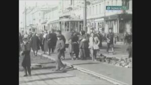 Кинохроника. Крупное наводнение. Ленинград, (Петербург) 1924 год. Major flooding. Leningrad