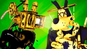 Картун Дог vs Бенди 3: Прожекторист (Ной Cartoon Dog Bendy and the Ink Machine BATIM 3D Анимация)