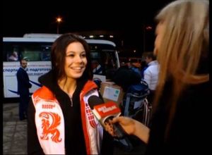 Олимпийская сборная прилетела в Москву